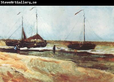 Vincent Van Gogh Beach at Scheveningen in Calm Weather (nn04)